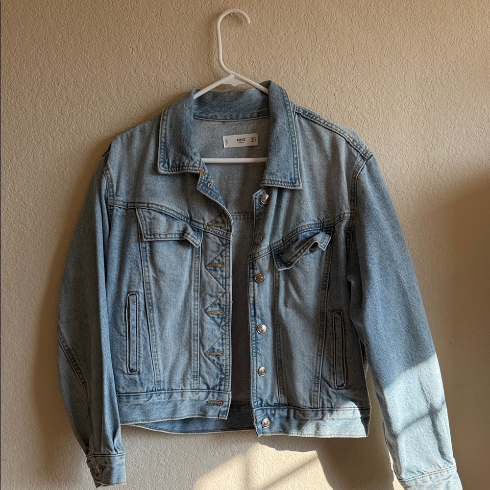 Mango Women’s Oversized Denim Jacket